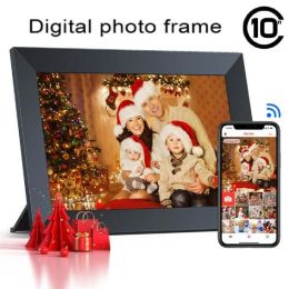 Wifi Digital Picture Frame; Photo Frame 10.1 inch HD Touch Screen with 1280x800 Resolution; 16GB Built-in Storage; Valentine's Gift