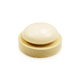 Round Wood Soap Dish Draining Soap Holder