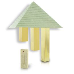 Artworks Home Dcor Wireless Pyramid Door Chime